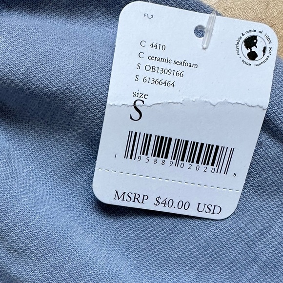 NWT Free People Intimately Cozy Girl Shorts in Ceramic Seafoam - Picture 4 of 14